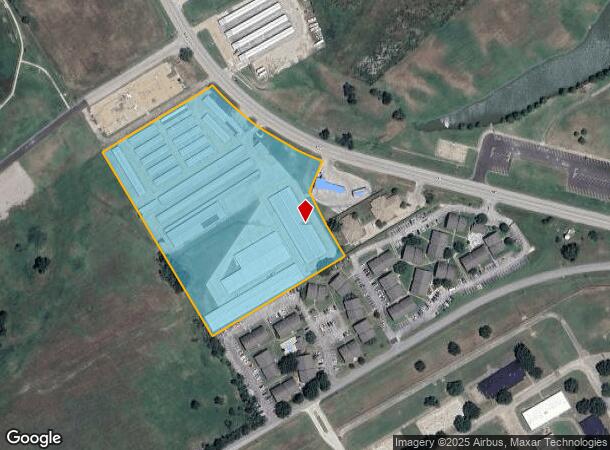  1400 N 45Th St, Corsicana, TX Parcel Map