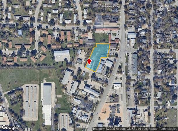  1940 S Austin Ave, Georgetown, TX Parcel Map
