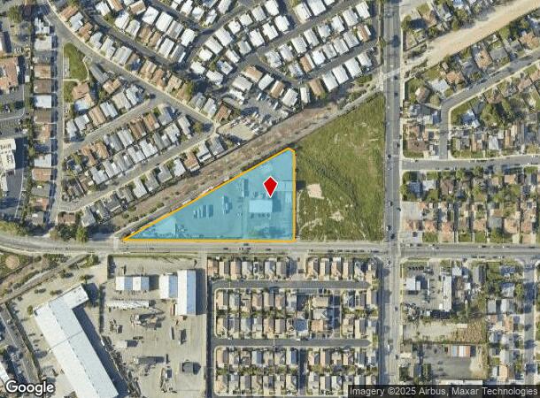  1401 W Arrow Hwy, Upland, CA Parcel Map