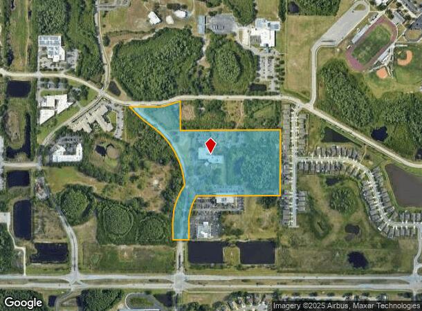  2102 Trinity Oaks Blvd, Trinity, FL Parcel Map