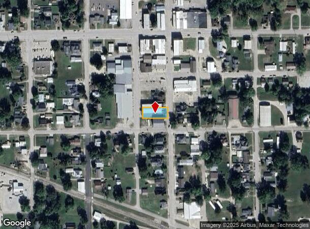  208 S Spring St, Odon, IN Parcel Map