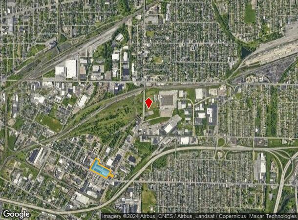  1404 Clinton St, Buffalo, NY Parcel Map