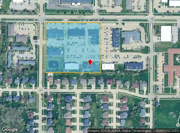  1641 Boyson Square Dr, Hiawatha, IA Parcel Map