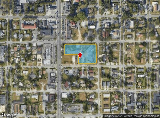  1351 N Krome Ave, Homestead, FL Parcel Map