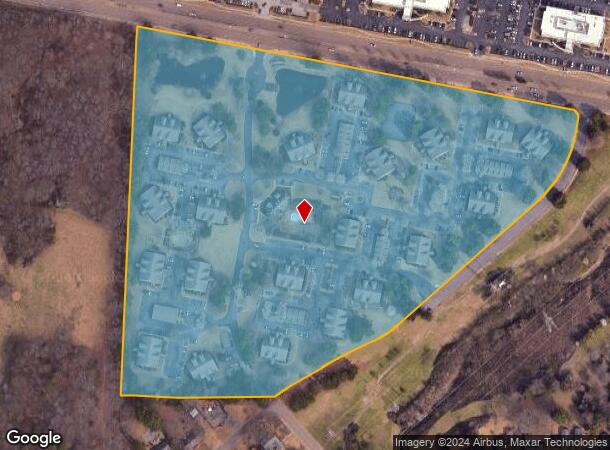  7455 Wolf River Blvd, Germantown, TN Parcel Map