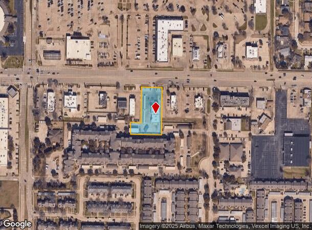 1540 W Main St, Lewisville, TX Parcel Map