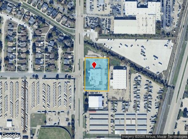  1624 N 1St St, Garland, TX Parcel Map