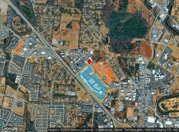  2821 Medical Center Pkwy, Murfreesboro, TN Parcel Map