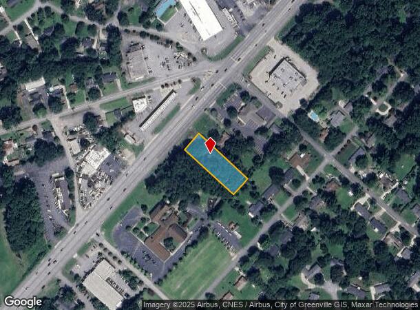  2612 Wade Hampton Blvd, Greenville, SC Parcel Map