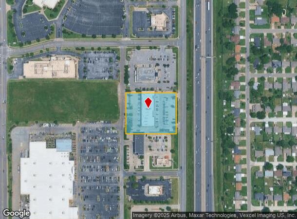  1301 S I 35 Service Rd, Moore, OK Parcel Map