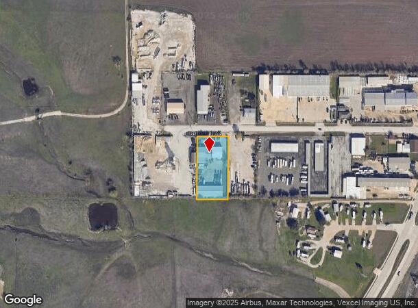  9717 Industrial Rd, Justin, TX Parcel Map