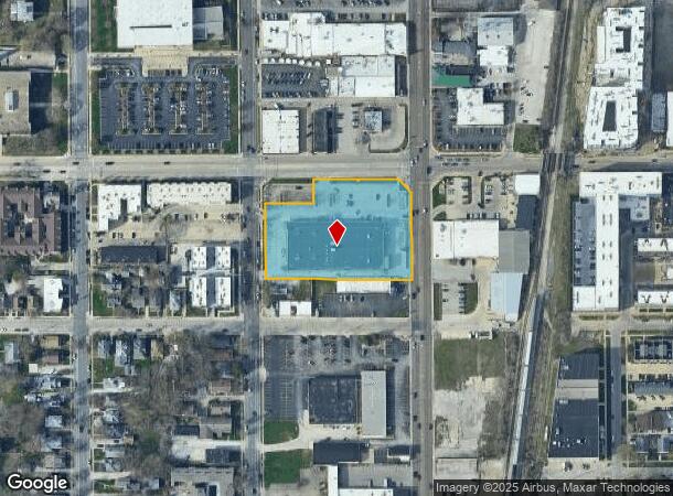  105 W Green St, Champaign, IL Parcel Map