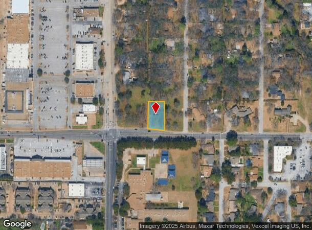  1525 W Randol Mill Rd, Arlington, TX Parcel Map
