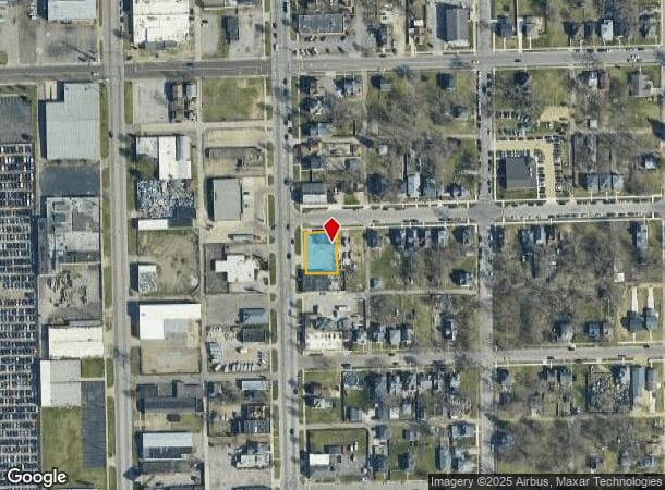 1702 S Michigan St, South Bend, IN Parcel Map