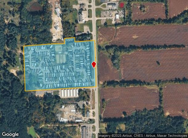 3660 S Lapeer Rd, Metamora, MI Parcel Map