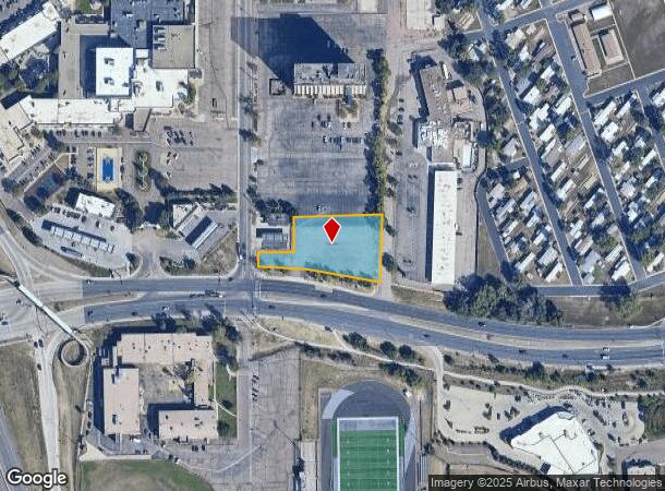  2868 S Circle Dr, Colorado Springs, CO Parcel Map