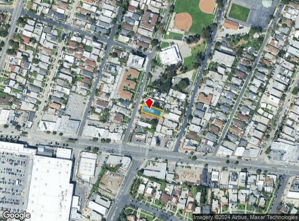  1280 West Blvd, Los Angeles, CA Parcel Map