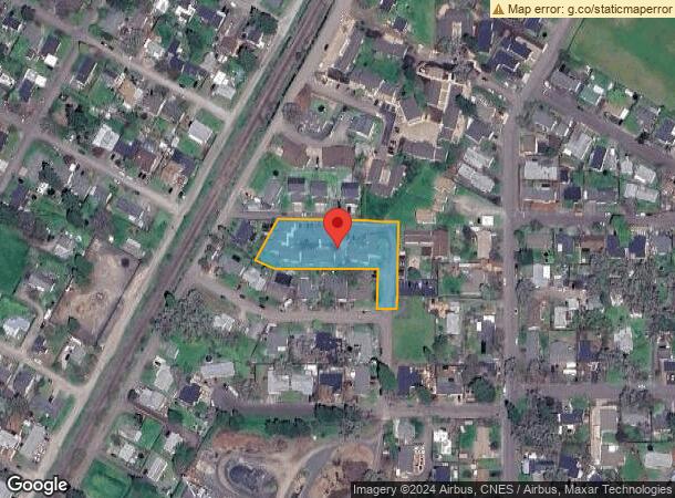  1390 Pennoyer Ave, Cottage Grove, OR Parcel Map