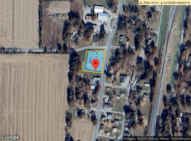  321 S Walnut St, Tamaroa, IL Parcel Map