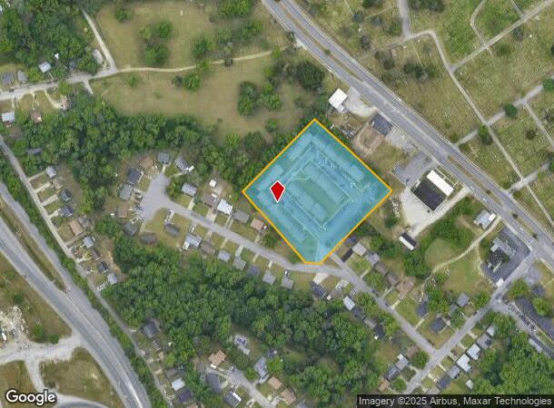 445 Roundtop Ave, Petersburg, VA Parcel Map