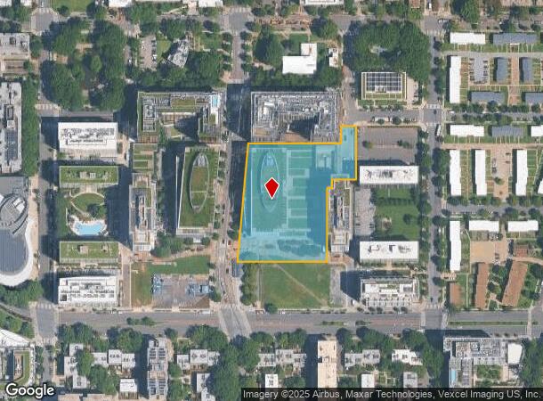  1100 4Th St Sw, Washington, DC Parcel Map