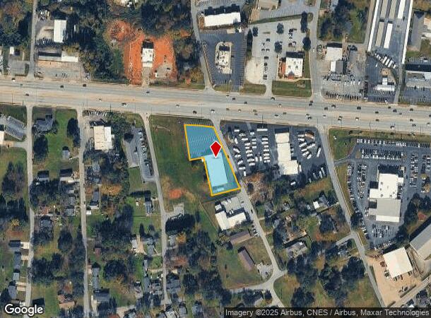  14515 E Wade Hampton Blvd, Greer, SC Parcel Map