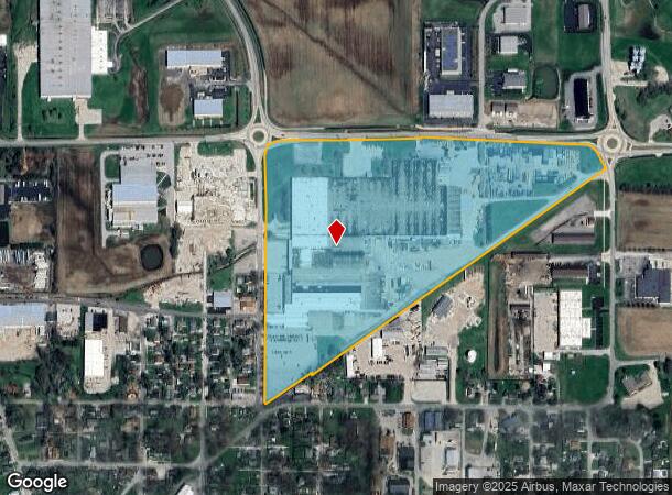 1001 Hurricane St, Franklin, IN Parcel Map