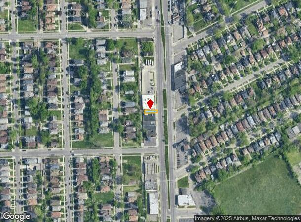  12503 Livernois Ave, Detroit, MI Parcel Map