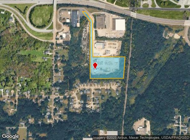  1284 Starlight Dr, Akron, OH Parcel Map