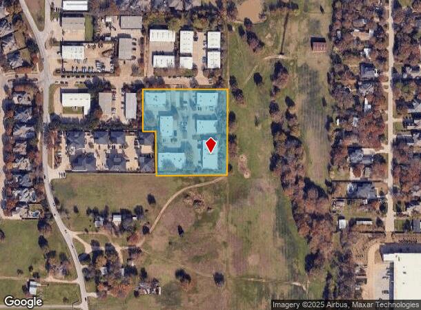 1613 Hart St, Southlake, TX Parcel Map