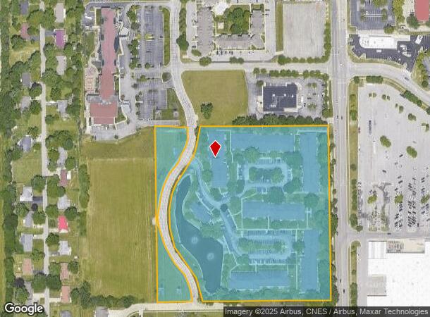  201 Fairington Ct, Lafayette, IN Parcel Map