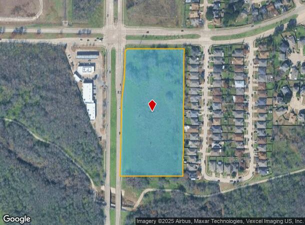5511 S Collins St, Arlington, TX Parcel Map