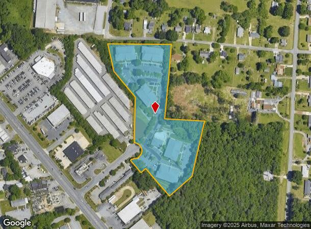  111 E Swathmore Ave, High Point, NC Parcel Map