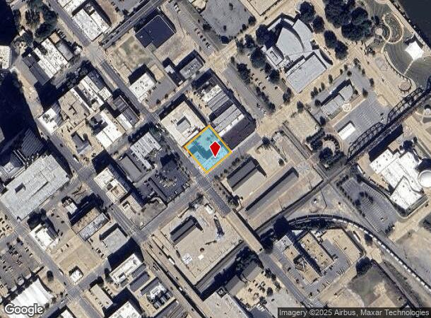  629 Spring St, Shreveport, LA Parcel Map