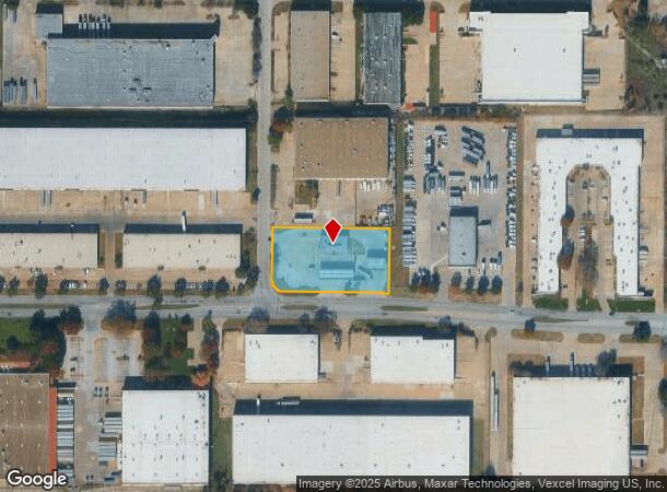  1407 W Carrier Pky, Grand Prairie, TX Parcel Map