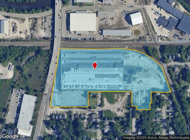  1305 S Cedar St, Lansing, MI Parcel Map