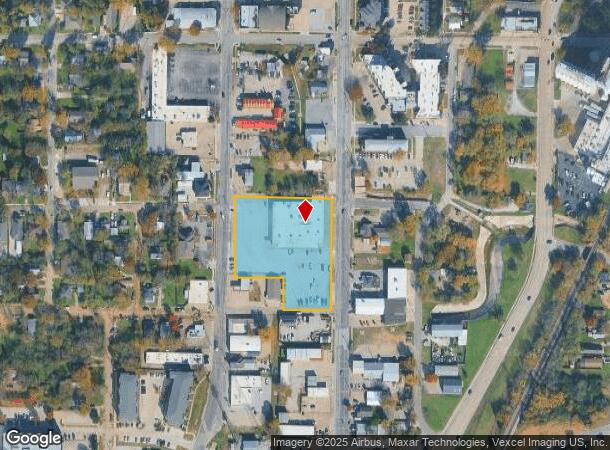 100 Maple St, Denton, TX Parcel Map