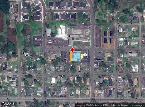 1345 Birch Ave, Cottage Grove, OR Parcel Map