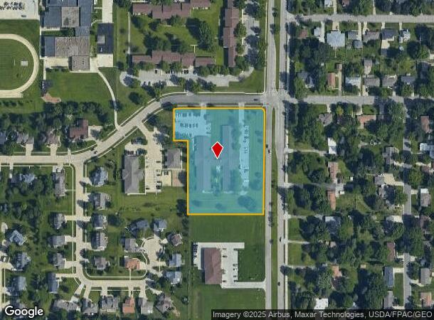 1728 W 8Th St, Cedar Falls, IA Parcel Map