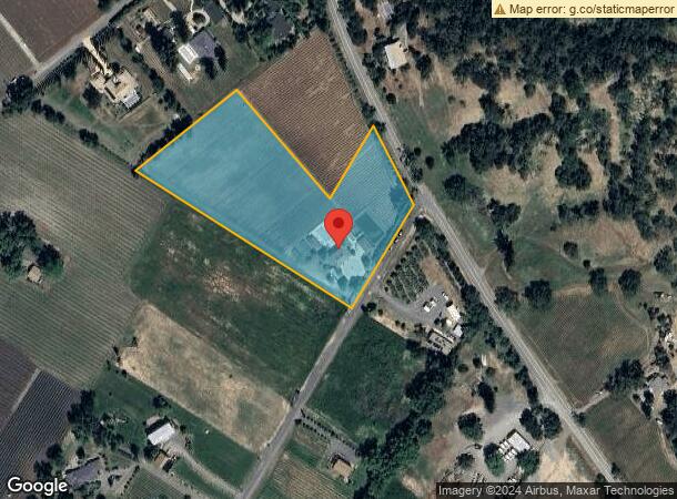  2383 Mora Ave, Calistoga, CA Parcel Map