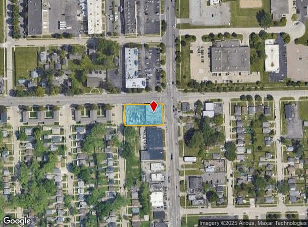 23891 Dequindre Rd, Hazel Park, MI Parcel Map