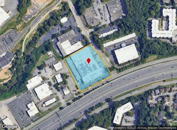 1800 Northeast Expy Ne, Brookhaven, GA Parcel Map