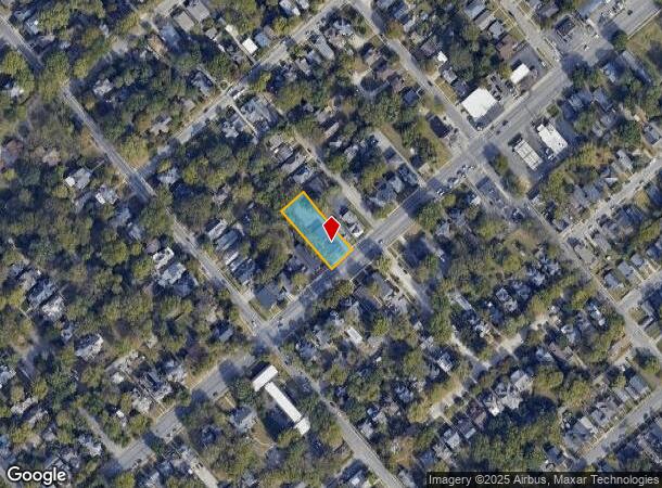  629 N Broadway, Lexington, KY Parcel Map