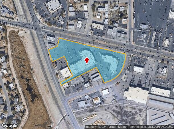  8041 N Mesa St, El Paso, TX Parcel Map