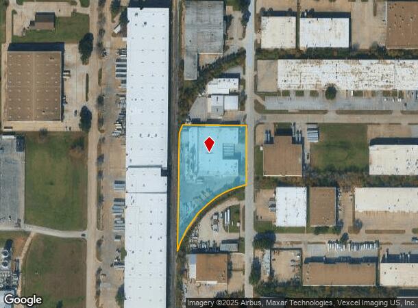 1713 109Th St, Grand Prairie, TX Parcel Map