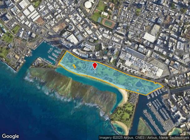 1201 Ala Moana Blvd, Honolulu, HI Parcel Map