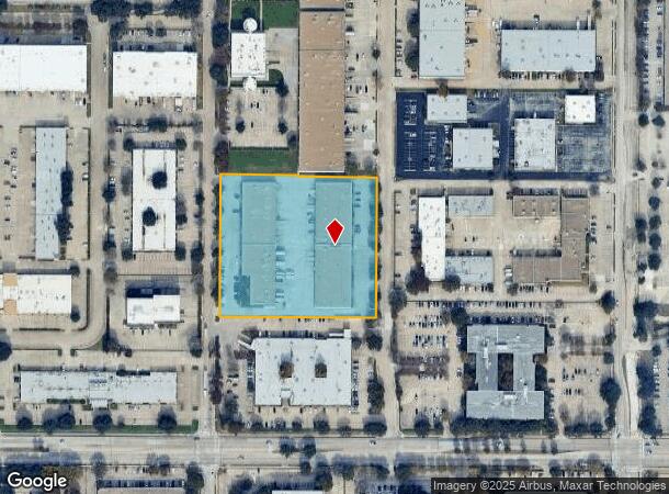 1201 Exchange Dr, Richardson, TX Parcel Map