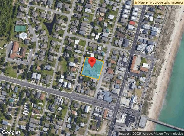  129 Third Ave N, Kure Beach, NC Parcel Map