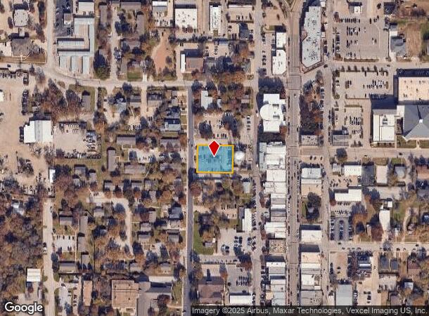 221 W Texas St, Grapevine, TX Parcel Map