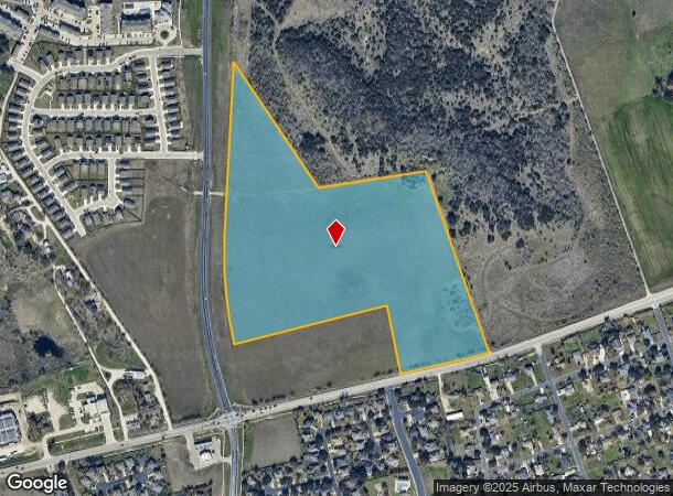 E University Ave, Georgetown, TX Parcel Map